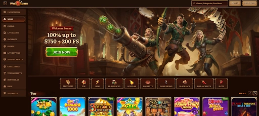 100% up to €500 + 200 Free Spins – Register Now Welcome bonus Wild Robin Casino